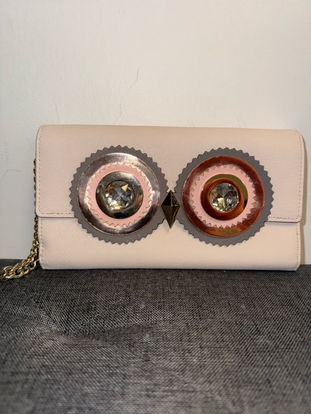 Kate Spade Blaze A Trail Milou Owl Wallet Clutch EUC
